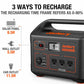 The Jackery Explorer 1000 Has 3 Ways to Recharge: Solar, AC Outlet, and Car Outlet
