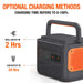 The Jackery Explorer 2000 Pro Portable Power Station Has Optional Charging Methods - AC Outlet, Car, and Solar