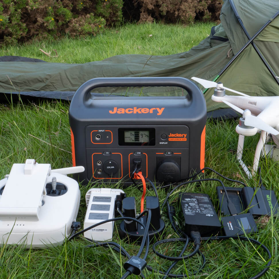 Jackery Explorer 500 Portable Power Station | 518Wh | 500W | 100W