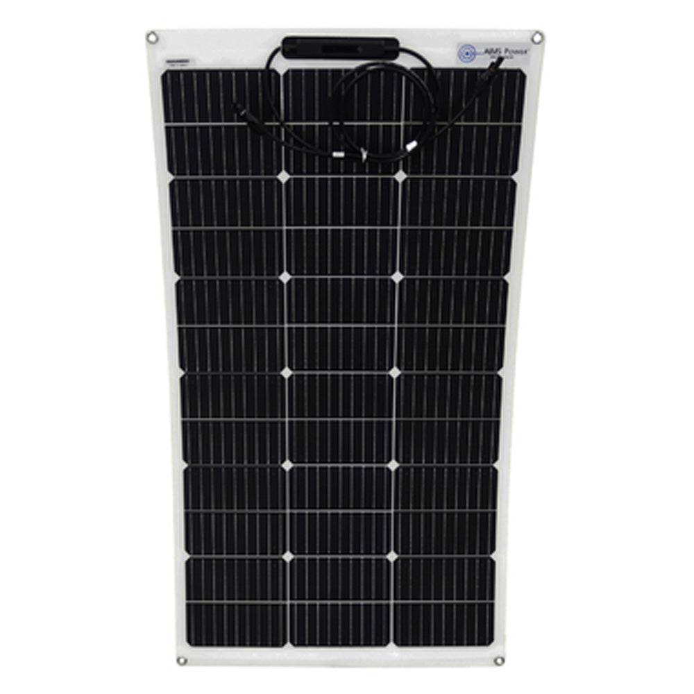 AIMS Power 100W Slim & Flexible Monocrystalline Solar Panel