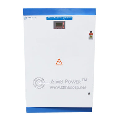 AIMS Power 30KW 300V 480 VAC Split Phase Off-Grid Pure Sine Inverter Charger Front View