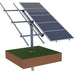 AIMS Power Single Pole Mount Rack for Heavy Duty Solar Panels | Fits 6 Panels