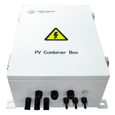 AIMS Power 60A Solar Array Combiner Box Manual Front View