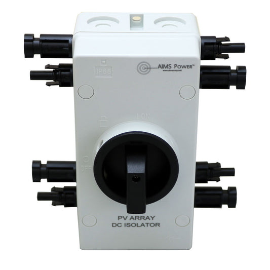 AIMS Power Solar PV DC Quick Disconnect Switch | 1600V | 64 Amps