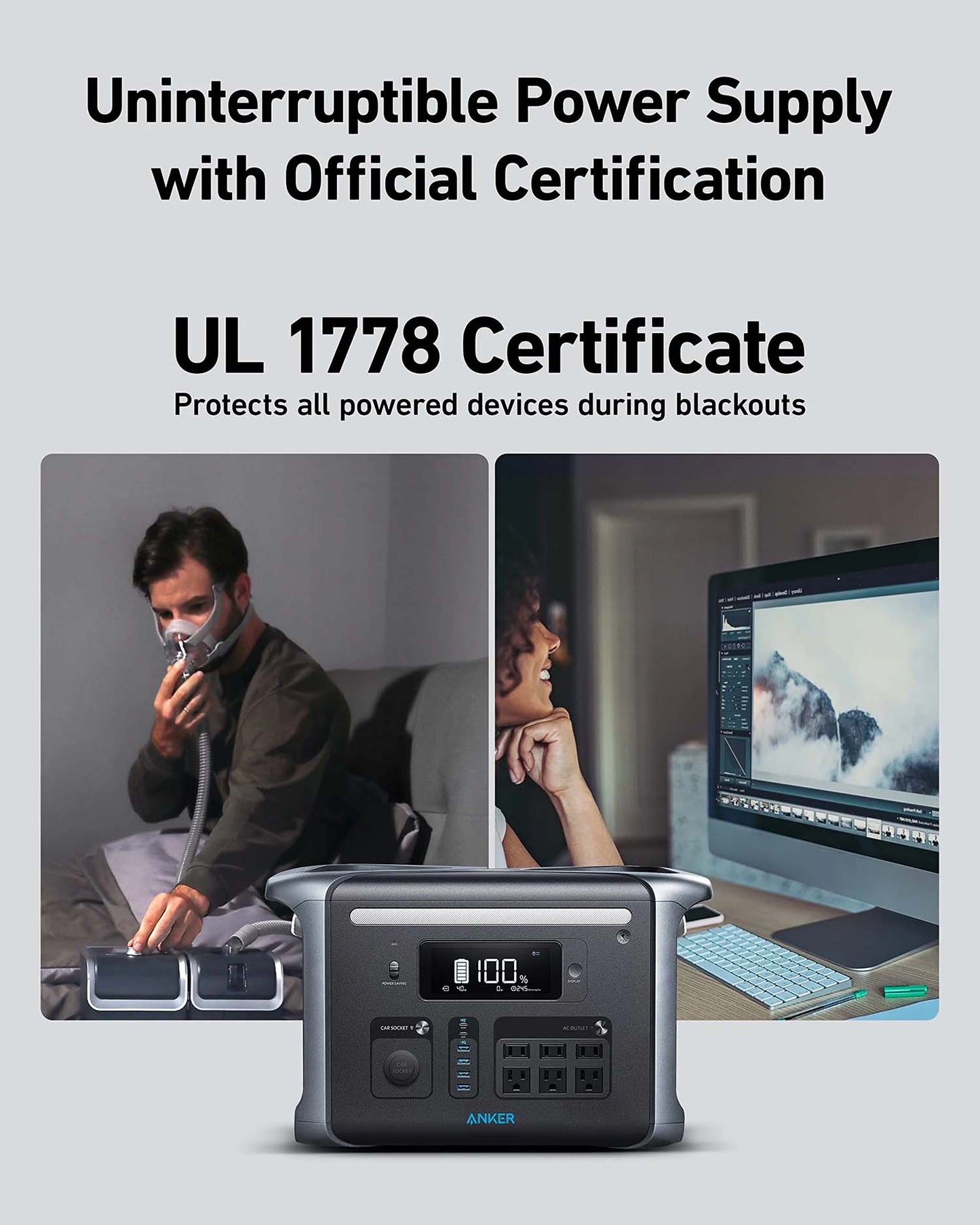 Anker PowerHouse 757's UL 1778 Certificate Means Uninterruptible Power Supply