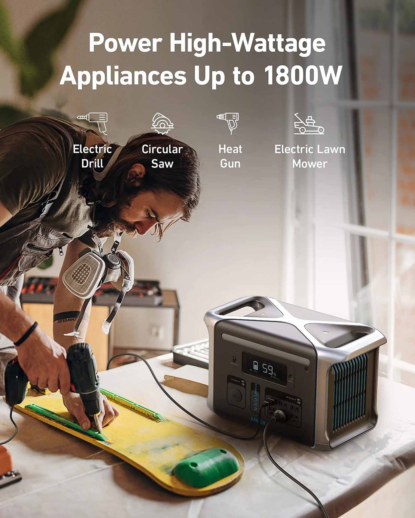 Power High-Wattage Appliances Up To 1800W With The Anker PowerHouse 757