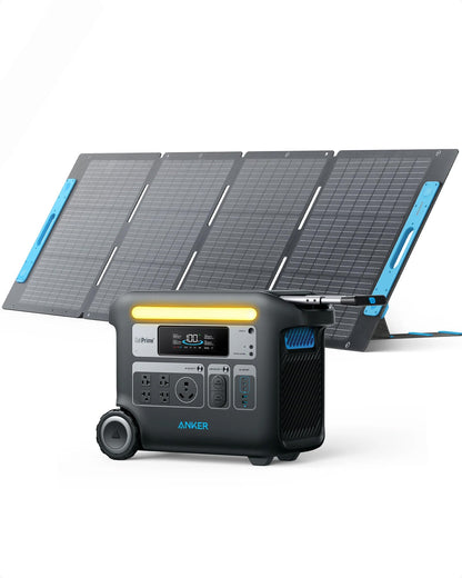Anker Solar Generator 767 | PowerHouse 2048Wh + 1 200W Solar Panel