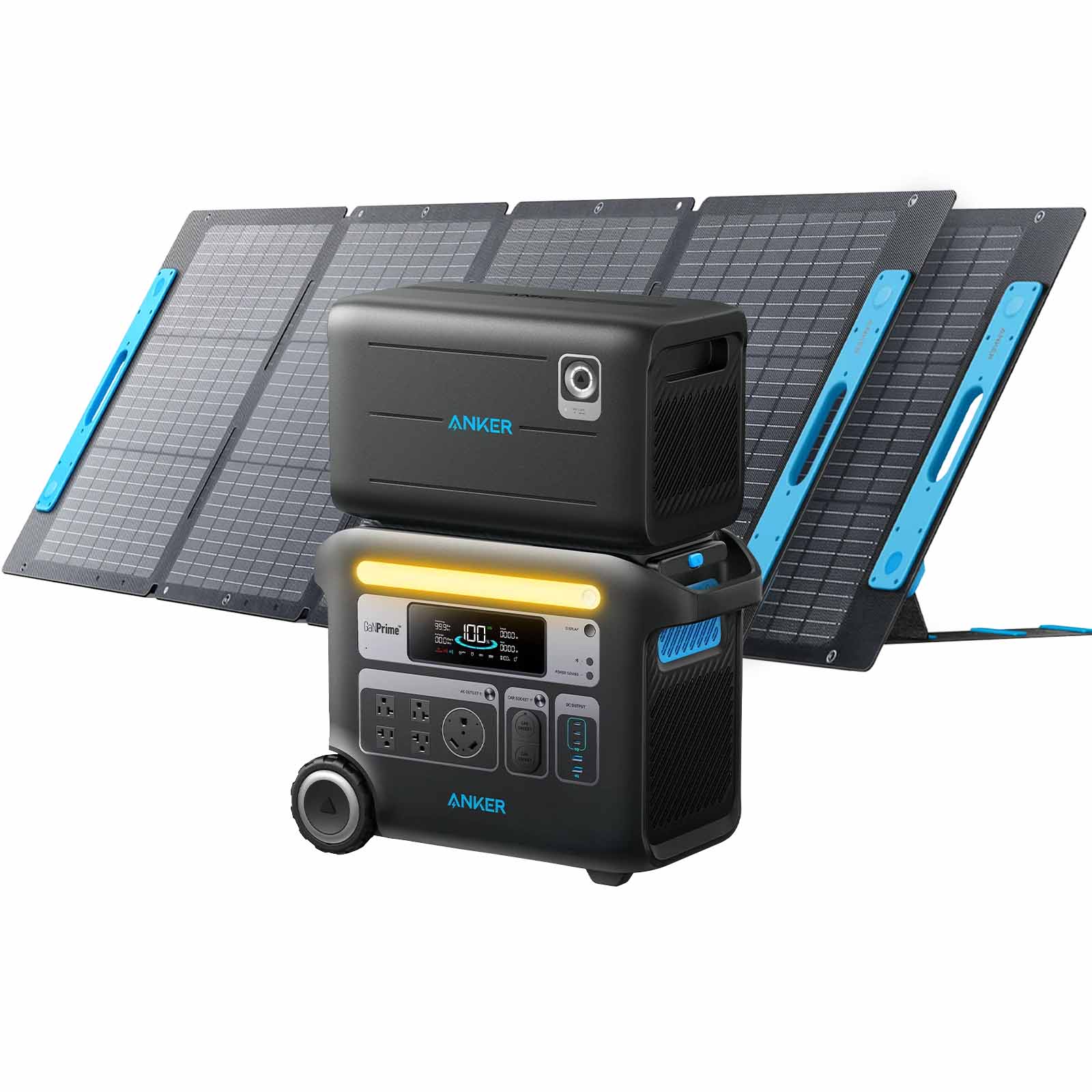Anker Solar Generator 767 And Expansion Battery + 2 200W Solar Panels