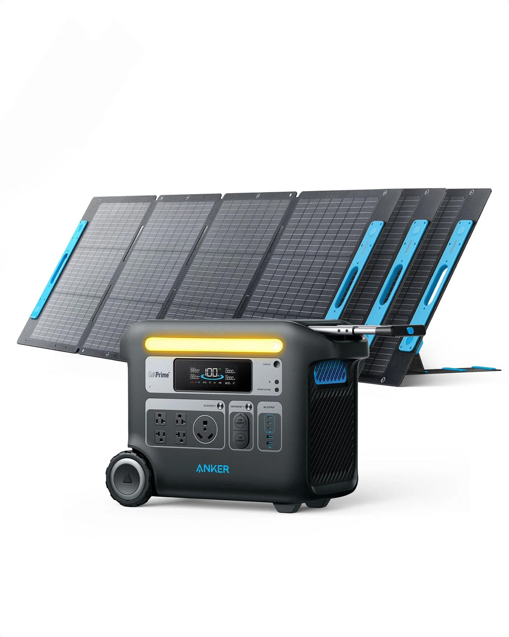 Anker Solar Generator 767 | PowerHouse 2048Wh + 3 200W Solar Panels