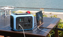 BLUETTI AC50S Charging a Laptop Outdoors
