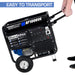 DuroMax XP10000E Gasoline Portable Generator Is Easy To Transport