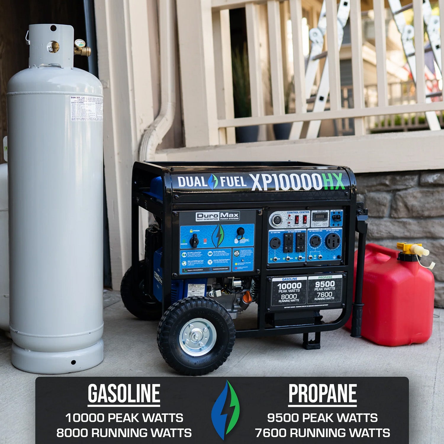 DuroMax XP10000HX Generator - A Dual Fuel Generator That Uses Gasoline and Propane