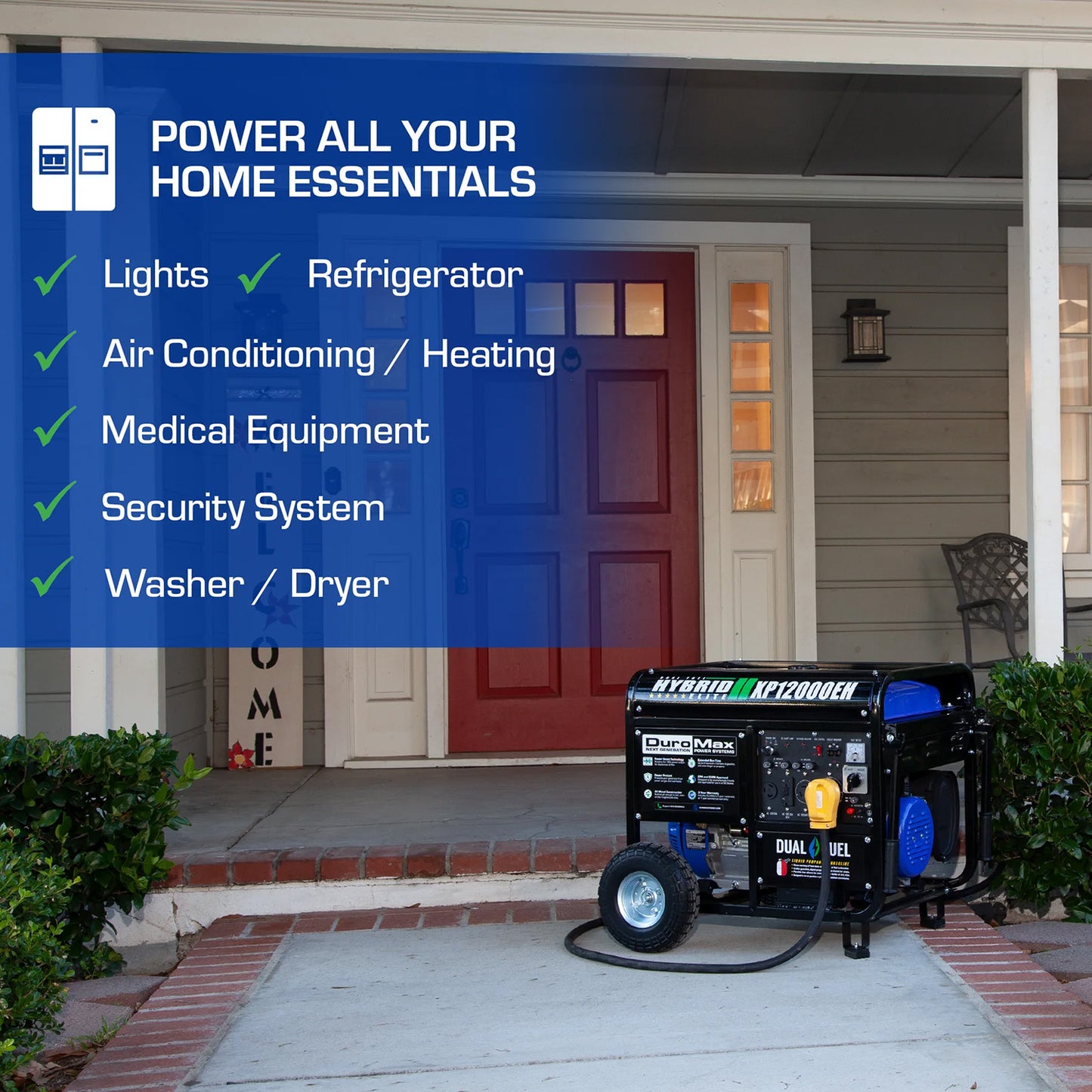 The DuroMax XP12000EH Generator Can Power All Your Home Essentials