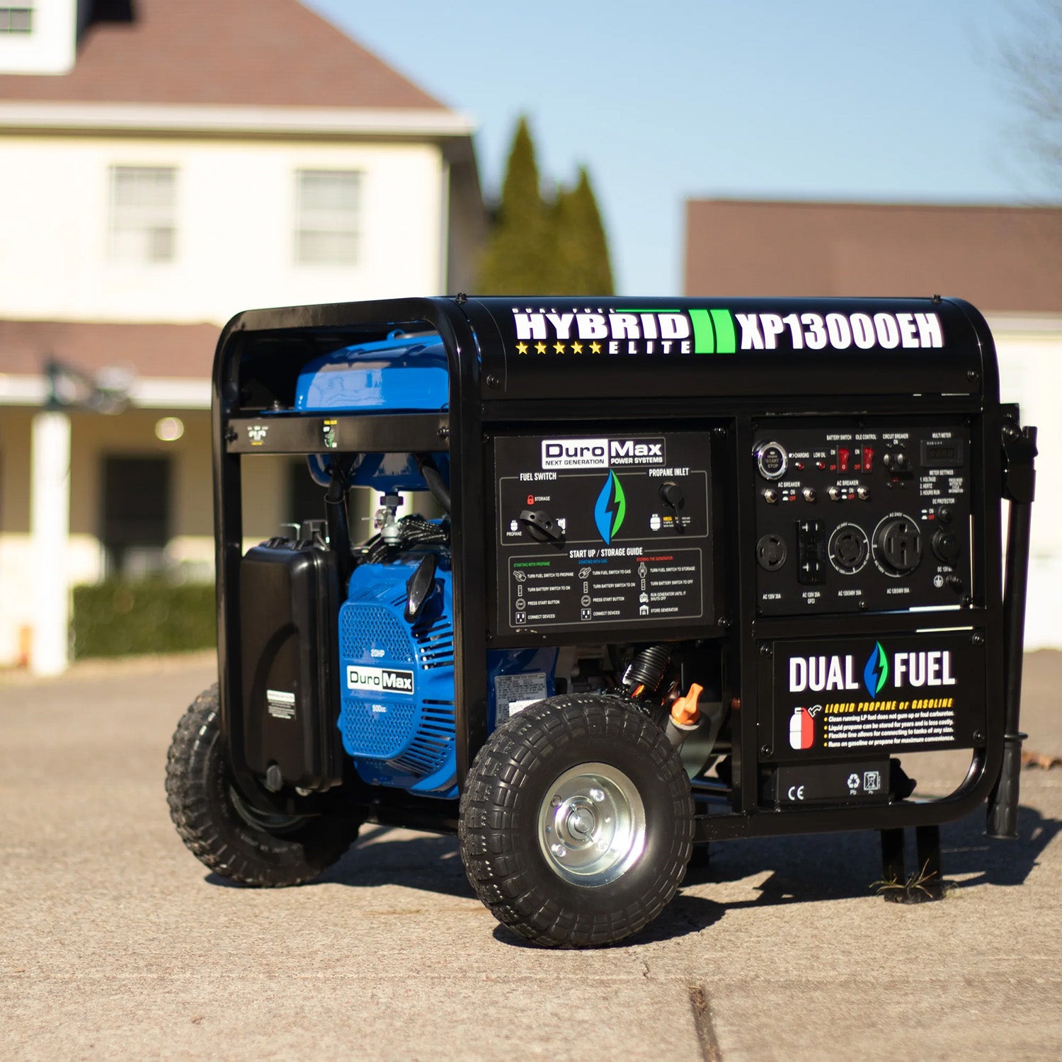 DuroMax XP13000EH Dual Fuel Portable Generator