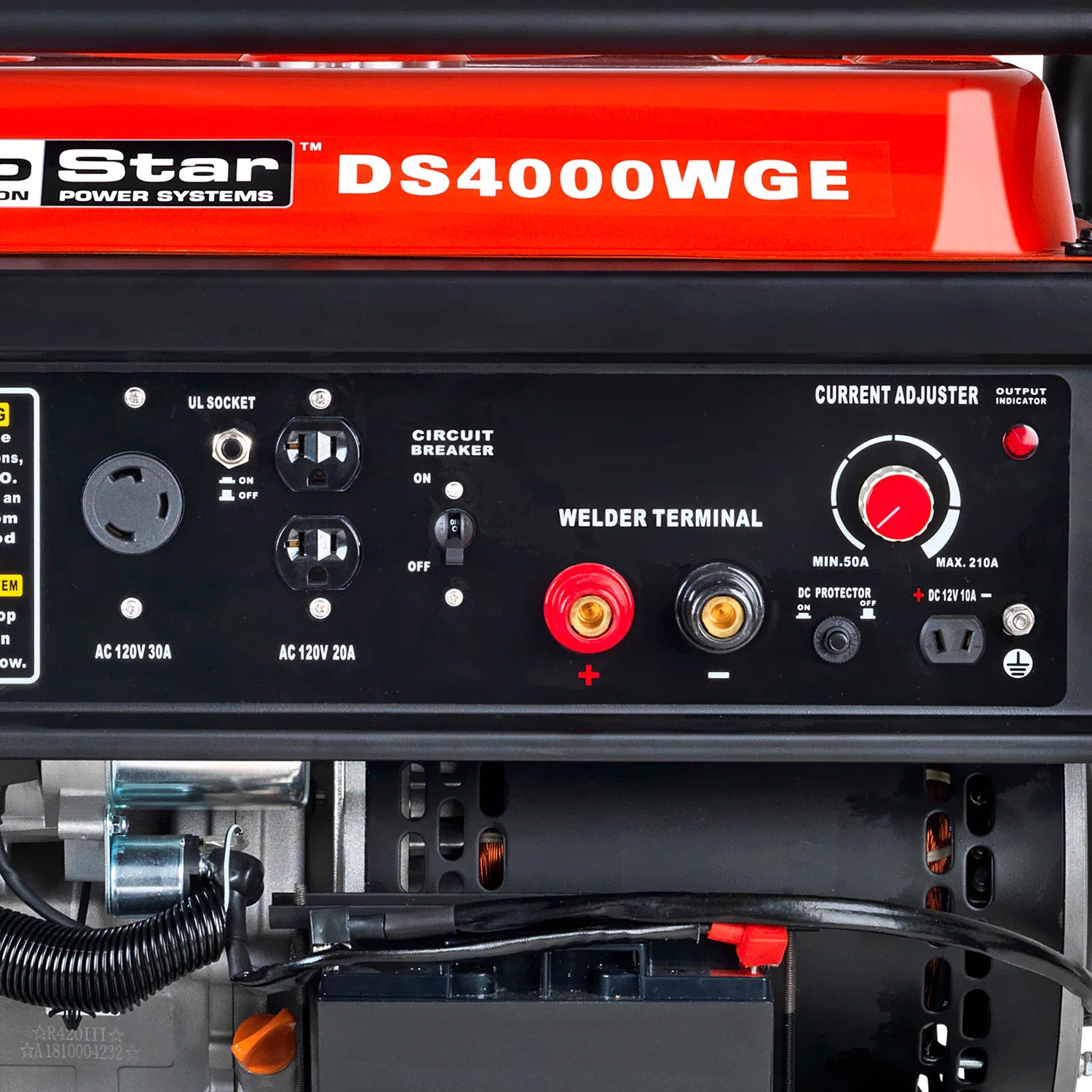 DuroStar DS4000WGE 210-Amp Gasoline Portable Welding Generator