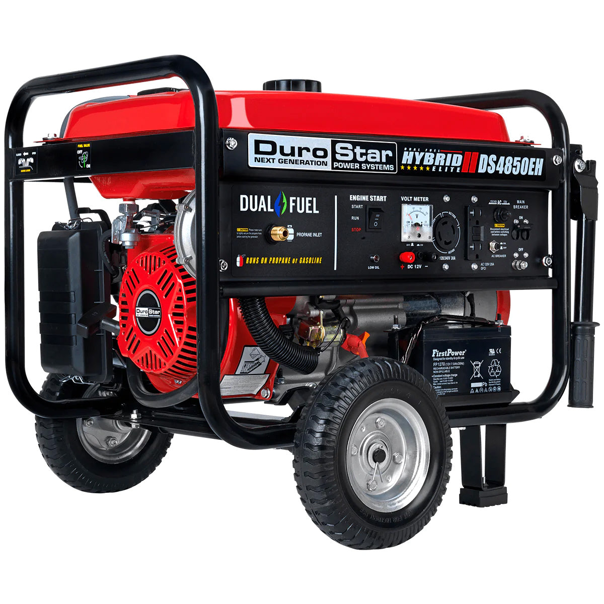 DuroStar DS4850EH Watt Dual Fuel Portable Generator