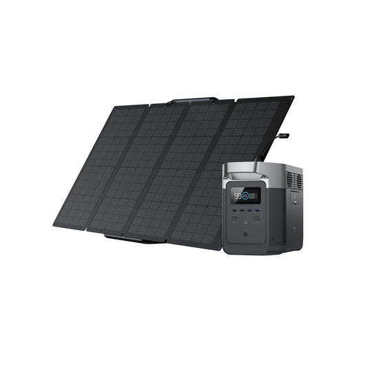 EcoFlow DELTA 1000 + 160 Watt Portable Solar Panel