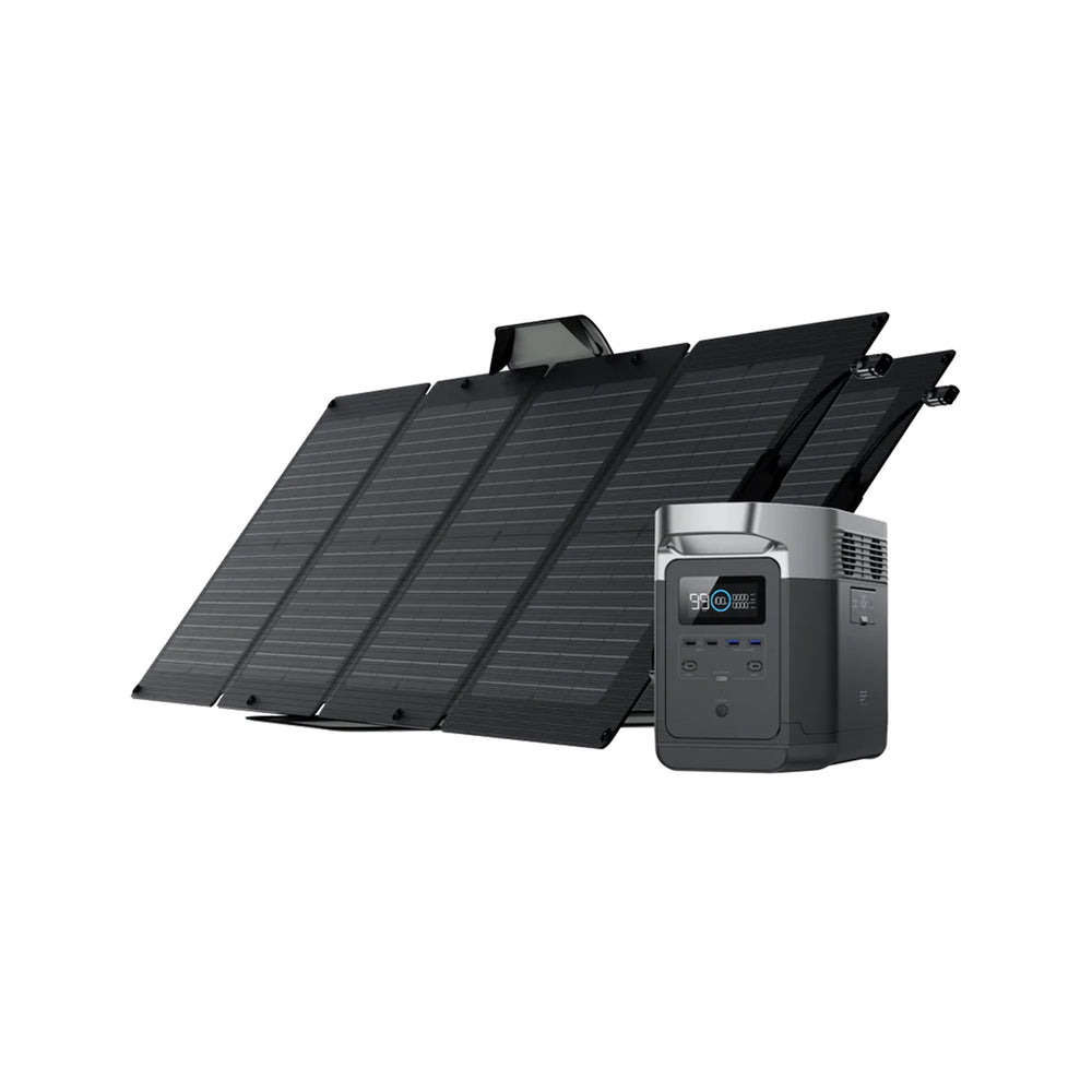 EcoFlow DELTA Max 2000 + 2 110 Watt Portable Solar Panels