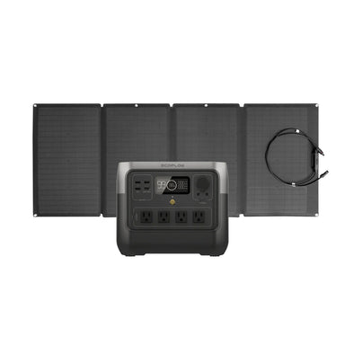 EcoFlow RIVER 2 Pro + 160 Watt Portable Solar Panel