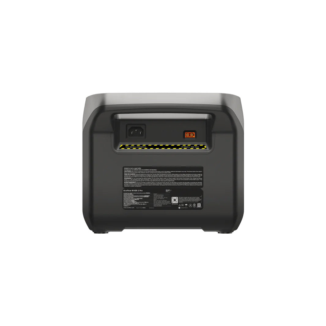 EcoFlow RIVER 2 Pro Portable Power Station Rear View