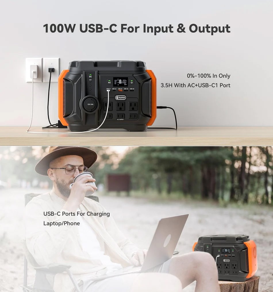 The Flashfish A601 Has A 100W USB-C Port For Input & Output
