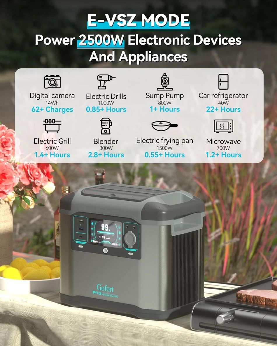 E-VSZ Mode - Power 2500W Electronic Devices & Appliances