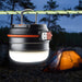 Wagan Brite-Nite Dome USB Lantern Hanging From a Line