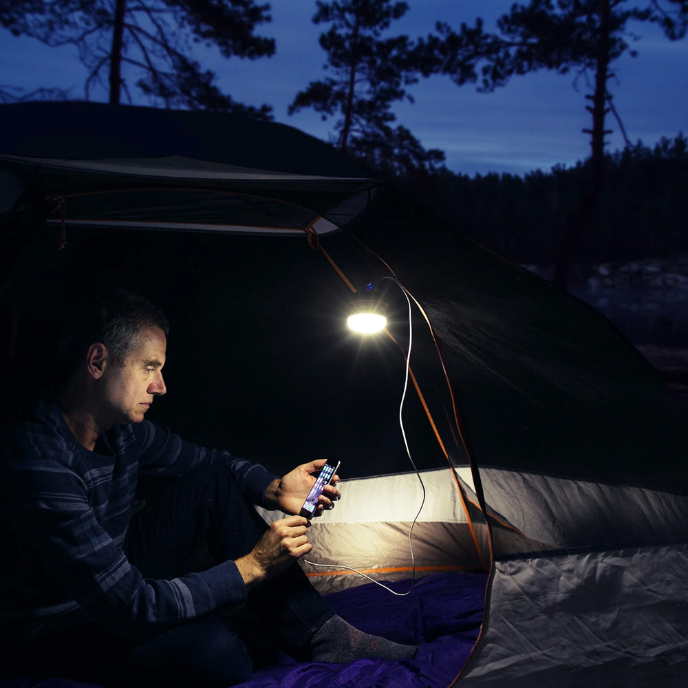 Camping With the Wagan Brite-Nite Dome USB Lantern