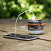 Wagan Brite-Nite Dome USB Lantern Charging an iPhone
