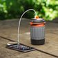 Wagan Brite-Nite Pop-Up USB Lantern Charging an iPhone