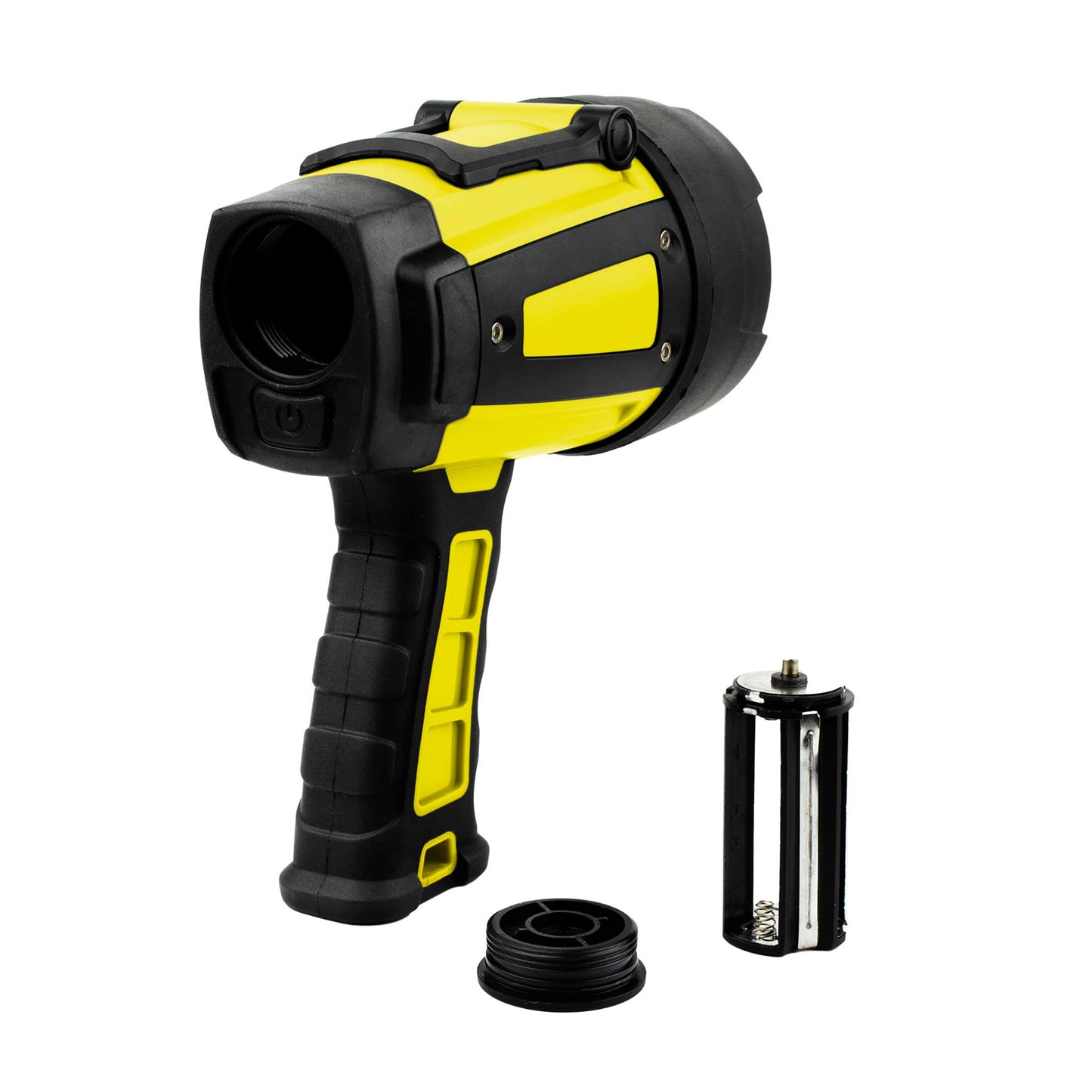 Wagan Brite-Nite W600 LED Spotlight Rear View With Battery Case