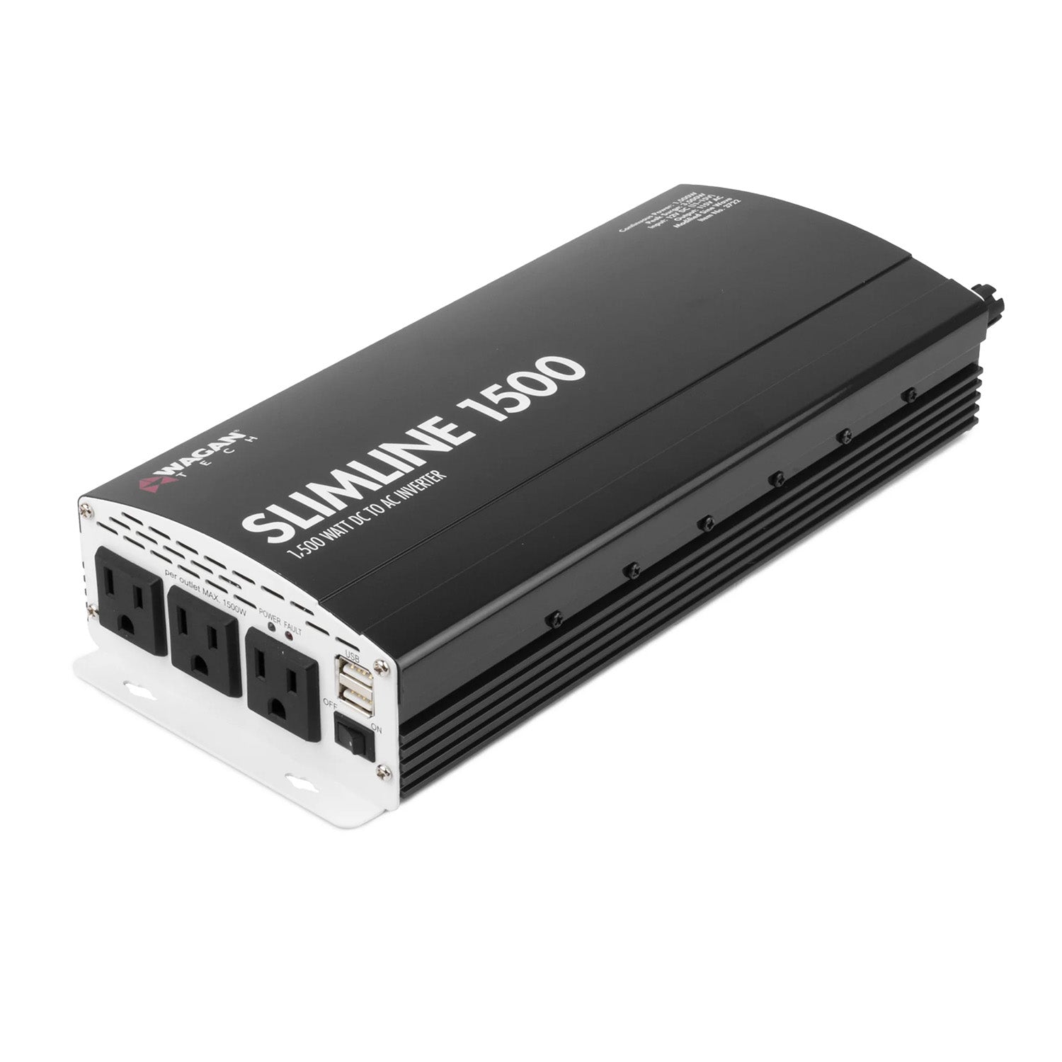 Wagan SlimLine 1500 Watt AC Power Inverter