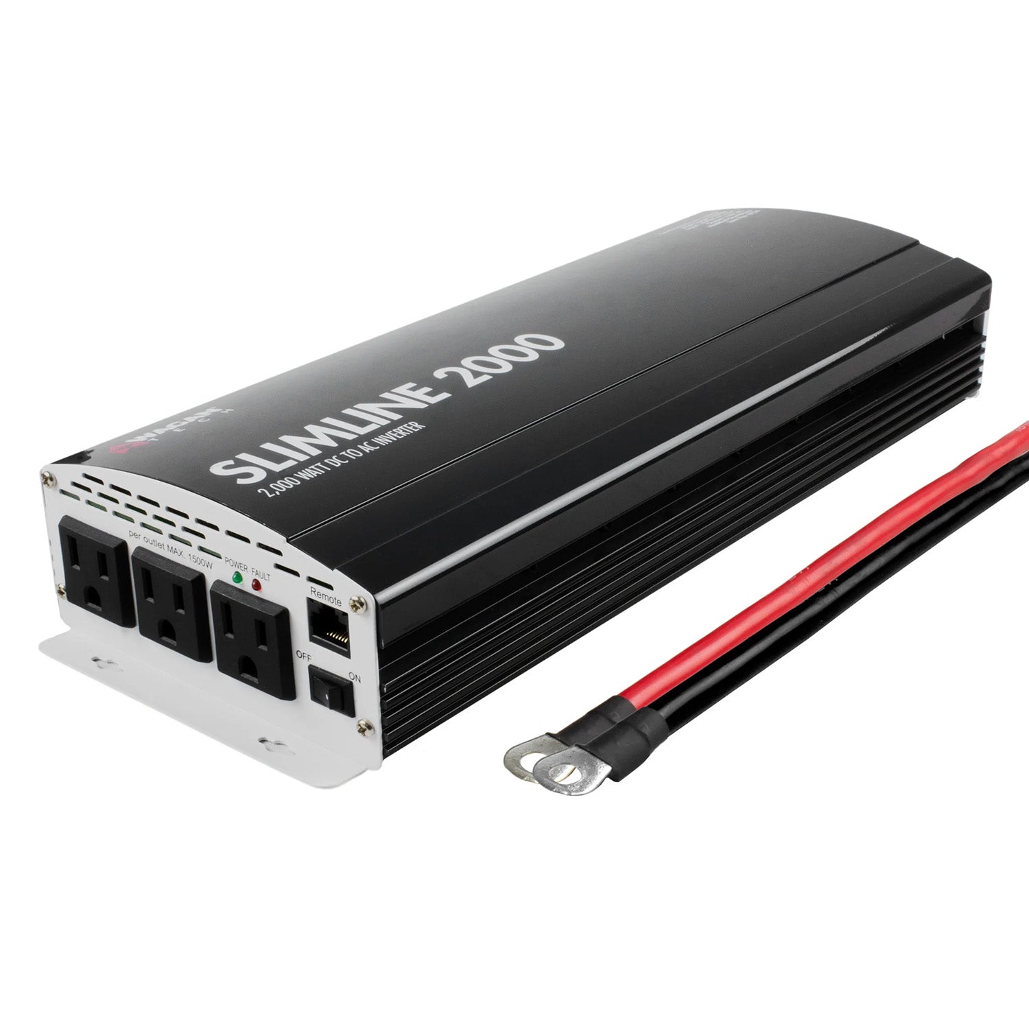 Wagan SlimLine 2000 Watt AC Power Inverter With Cable