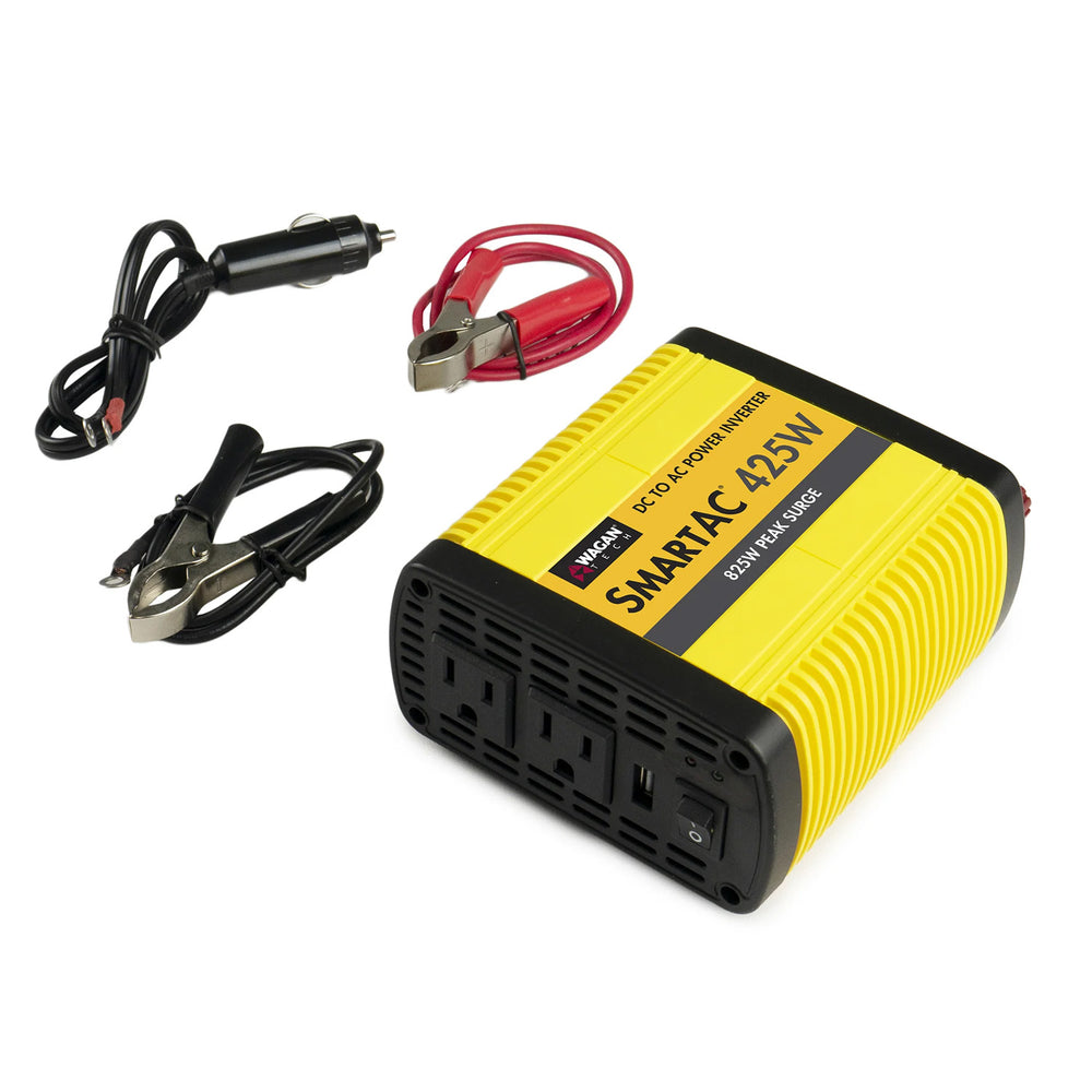 Wagan Smart AC 425W Power Inverter With Cables